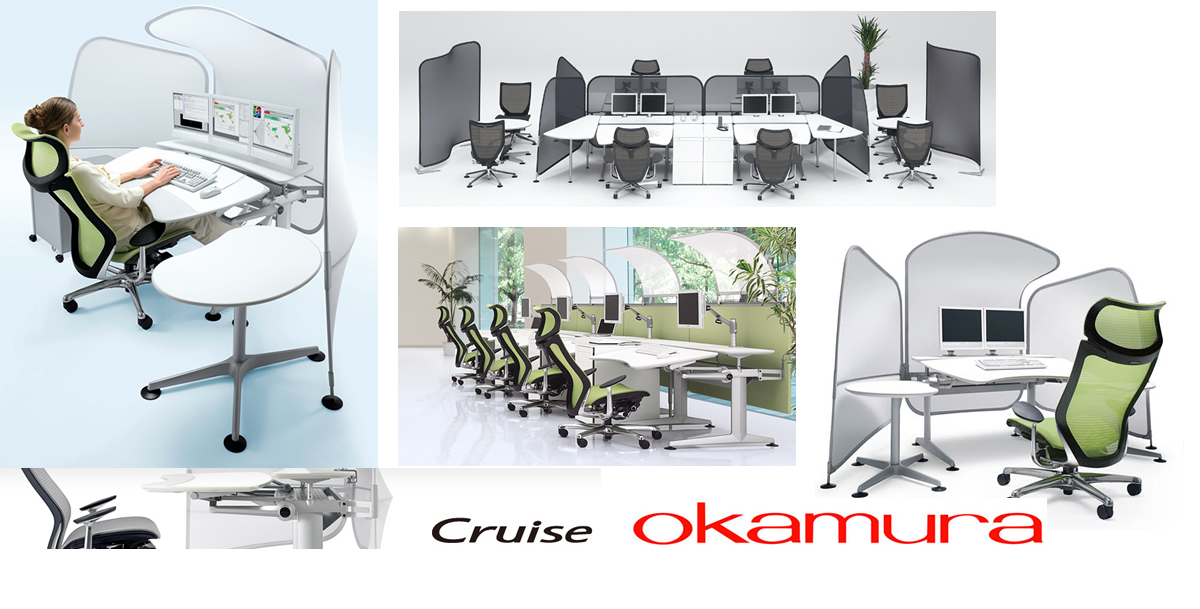 Okamura Cruise Ergonomic Computer Workstation the ultimate computer