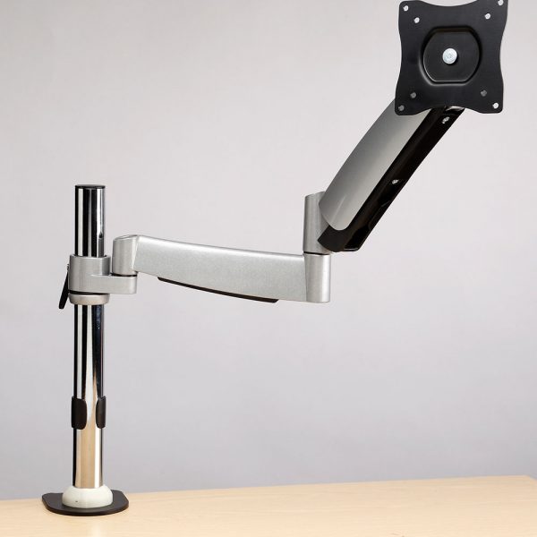 A1 Single Gas Monitor Arm for 1327″ Monitors, cable management