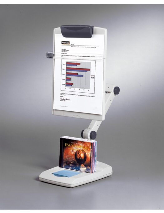 Adjustable Sturdy Metal Copyholder, documents, folders to A3 size.