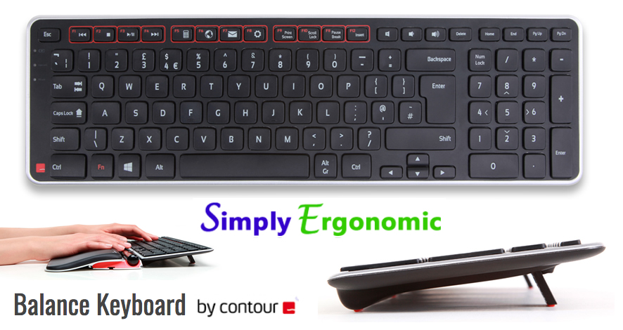 Contour Design Balance Keyboard Wireless - Wireless Ergonomic