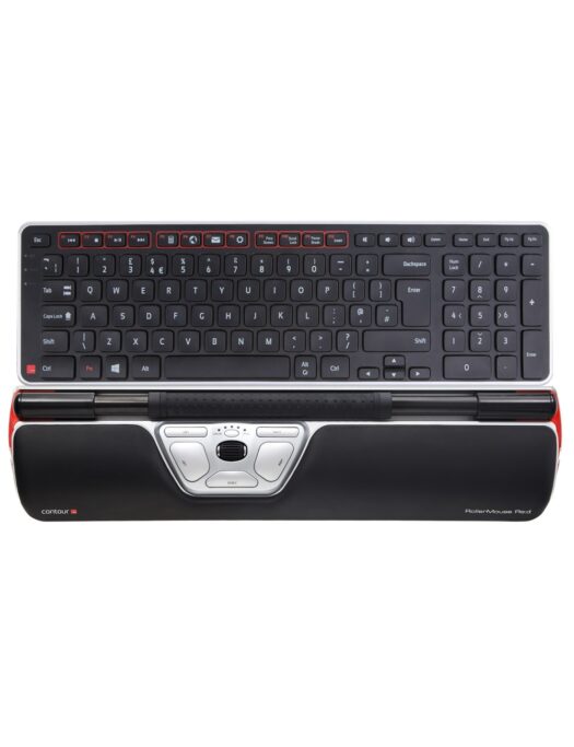 Contour RollerMouse Red with keyboard