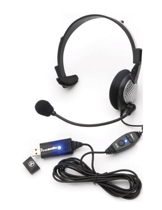 High Fidelity Monaural PC Headset With Noise Cancelling Microphone