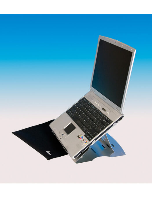 Swivel Laptop/Tablet Support, easy viewing angle adjustment.