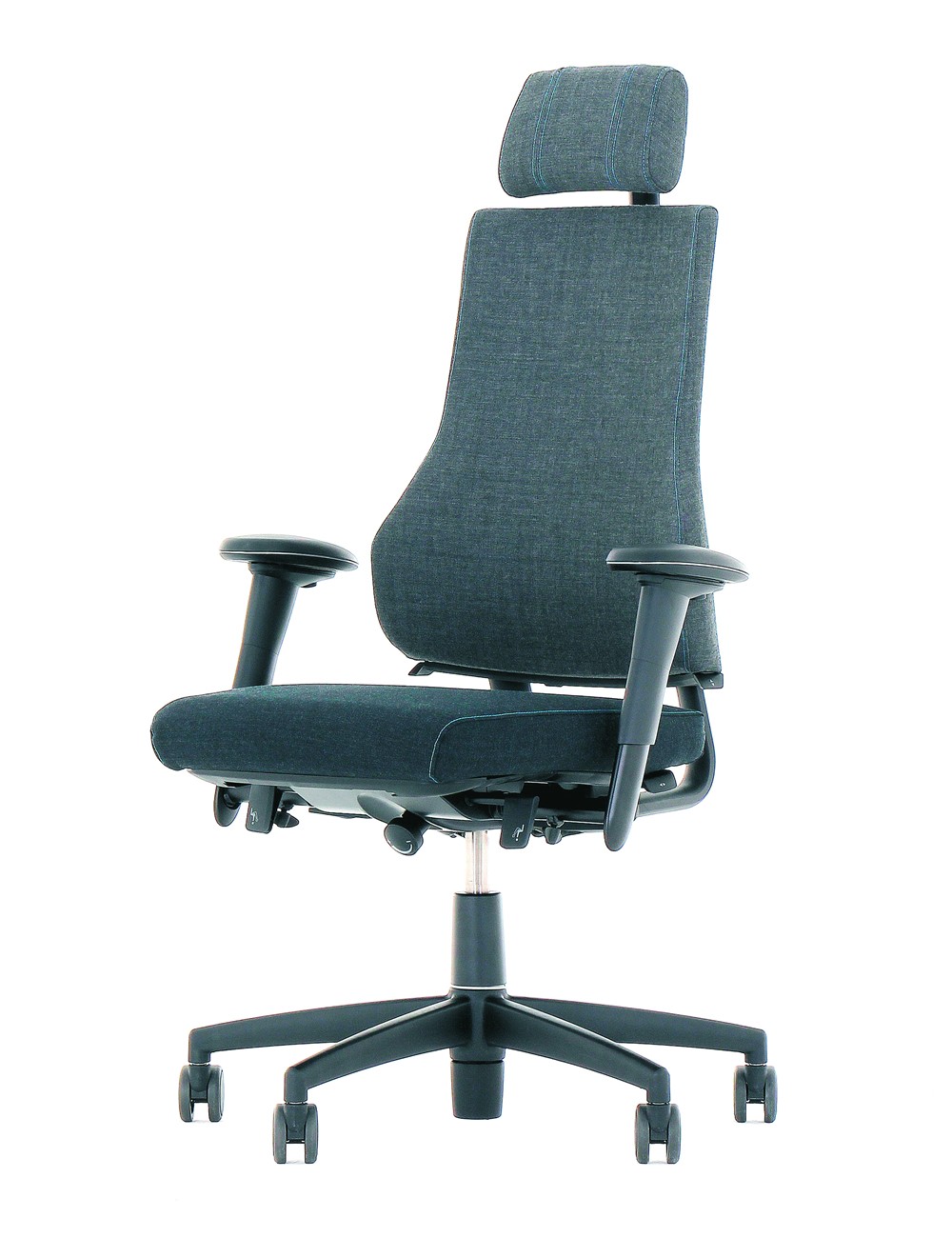 Axia 2 4 Office Chair Head Rest Side 