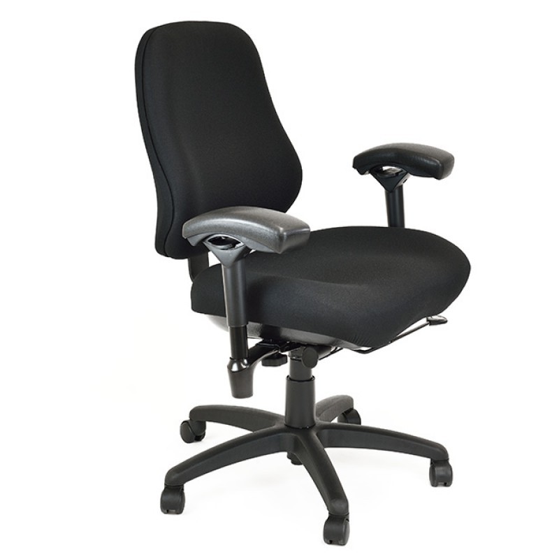 Bodybilt B2503 Bariatric Office Chair Up To 42 Stone