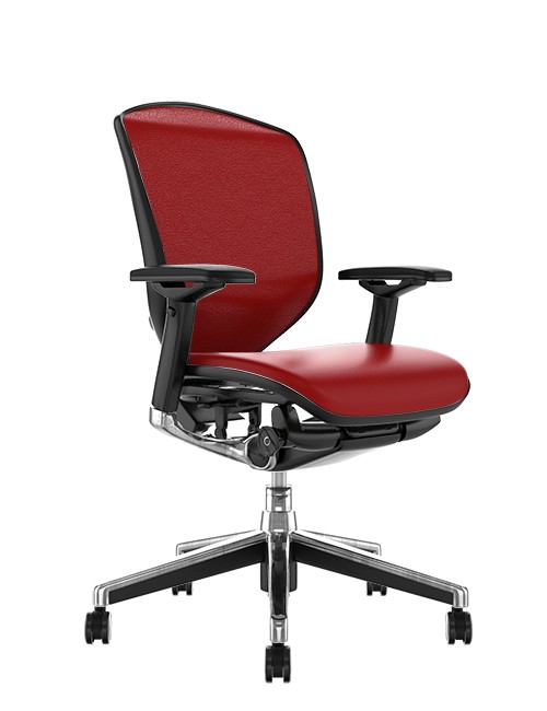 Enjoy Elite Red Leather Office Chair