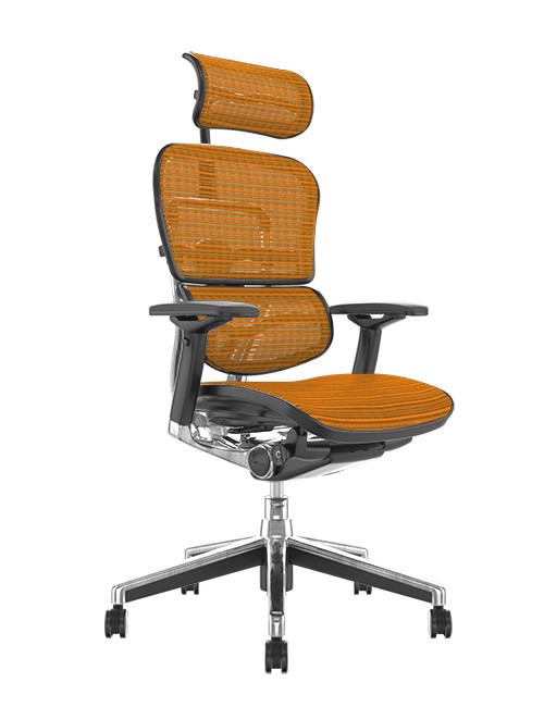 Ergohuman Office Chairs Orange Mesh