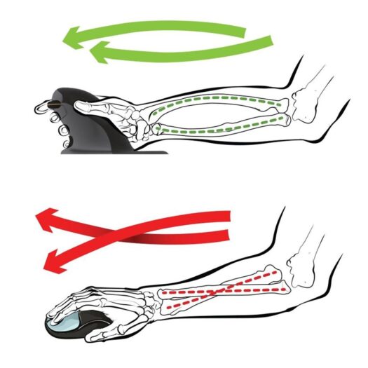 Penguin Ambidextrous Vertical Mouse Health