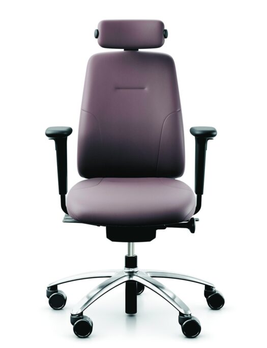 RH New Logic 200 Leather Office Chair with Head Rest